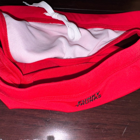 Red Swim Brief Funky Trunks Speedo Waist 30 - Picture 3 of 4